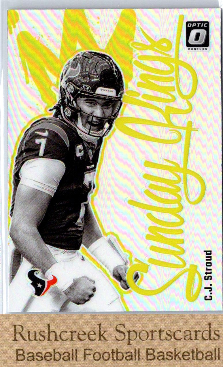 2024 Donruss Optic #12 C.J. Stroud Sunday Kings