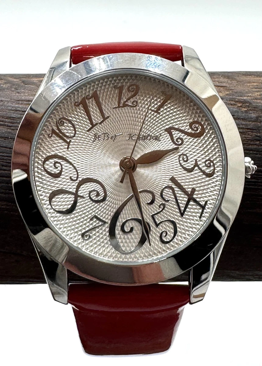 Betsey Johnson Faux Leather Band Wristwatches for sale | eBay display picture 1