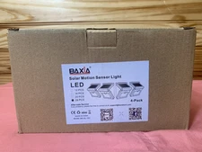 Solar Outdoor Lights Wireless Security Motion Sensor Lights 4Packs Backyard Step