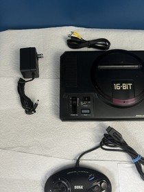 SEGA Genesis/ MegaDrive Model 1 High Definition ,  Bundle +  4  Games TESTED