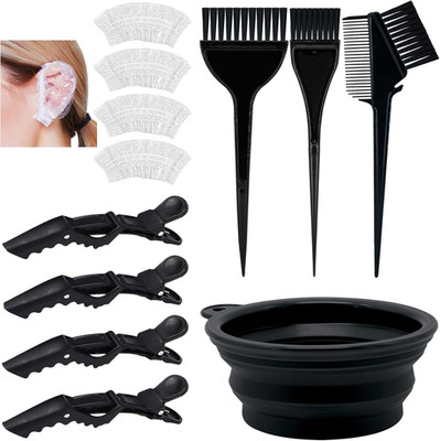 12 Pcs Hair Bleach Kit Professional Hair Coloring Products with Hair Dye Brush,