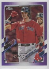 2021 Topps Chrome Update Target Rookie Debut Purple Refractor Bobby Dalbec 2v5
