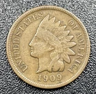 1909-S Indian Head Cent Penny 1c VF Very Fine
