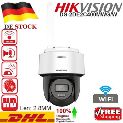 Hikvision 4MP Hybrid-light Outdoor WiFi Camera 2-Way Talk DS-2DE2C400MWG/W