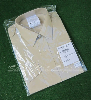 MOD Fawn Short Sleeve Shirt British Army Men's FAD Dress All Ranks No.2 Polycotton N