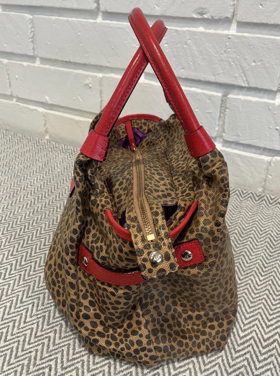 Kate Spade Leopard Handbag With Red Trim Sold Out image 7
