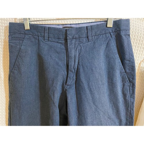 2 Chino Pants Bundle 31/30 Blue & Beige Casual Trousers Men's Banana Republic - Picture 8 of 16
