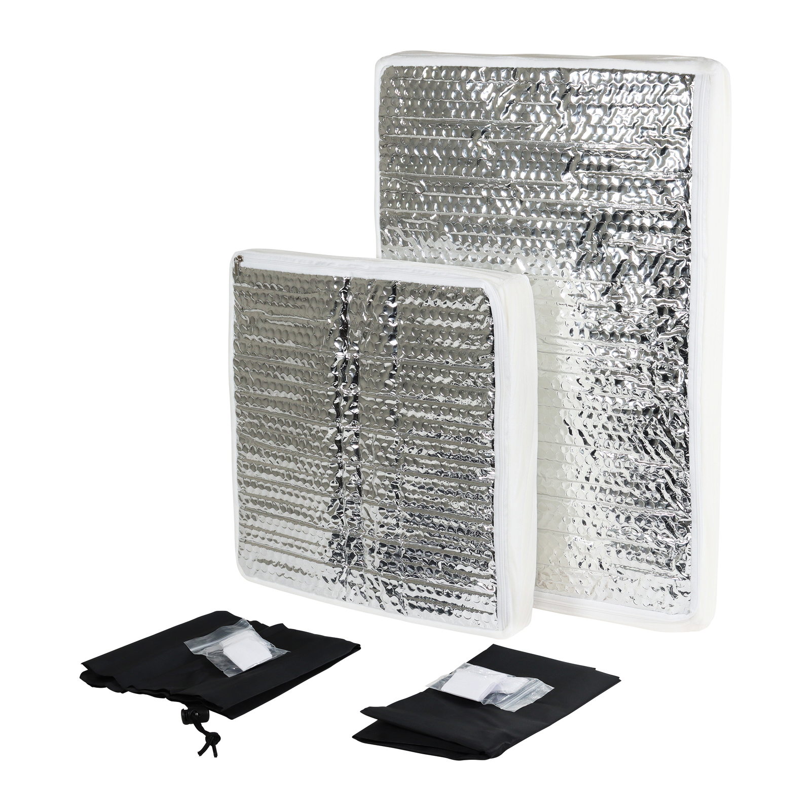 Dumble 14x14 and 14x22in 2pk Camper Shower Skylight RV Vent Covers for