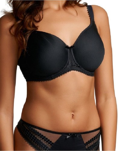 Sujetador Camiseta Fantasie 2024 Rebecca Espaciador Moldeado Negro Talla 36G $52 - Imagen 3 de 10