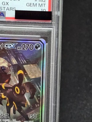 PSA10 Pokemon Card Umbreon & Darkrai GX SR SA 182/173 SM12a GX Tag