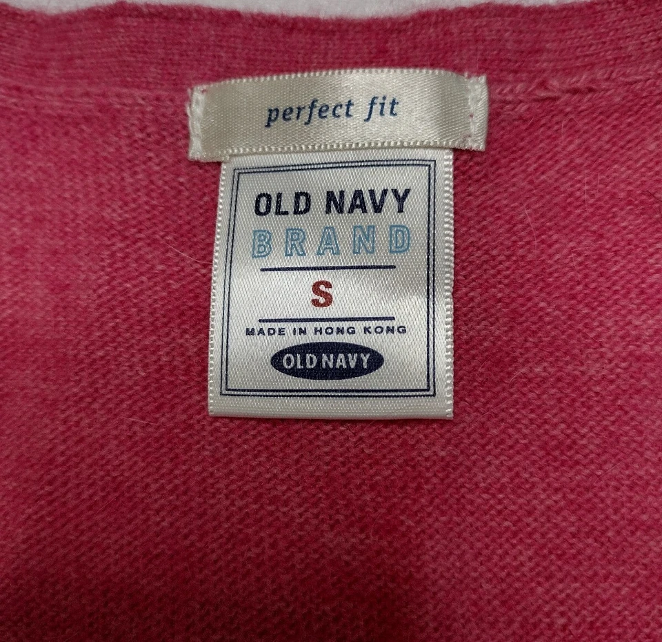 Cárdigan tejido Old Navy Perfect Fit niña rosa talla pequeña Foto 4 de 4