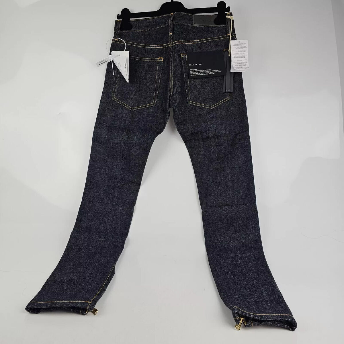 Fear Of God Vintage Blue Selvedge Denim Jeans New Size US 28 Fear Of God Vintage Blue Selvedge Denim Jeans New Size US 28