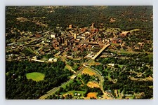 Postcard South Carolina Greenville Sc Downtown Aerial View 1960s Unposted Chrome