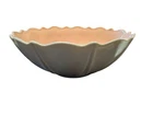 Gorgeous Vintage Anchor Hocking Oyster and Pearl Pink White 10” Console Bowl