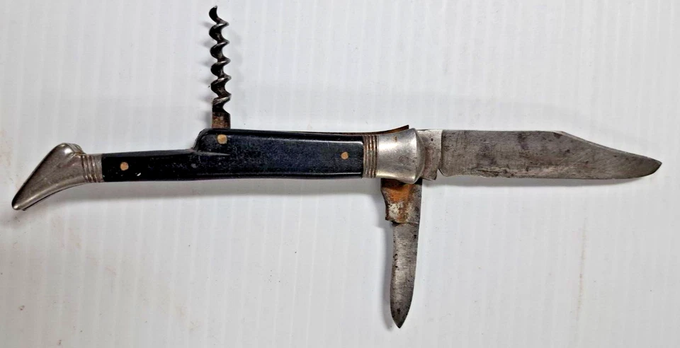 Antique Pocket Knife with Corkscrew - Unknown Maker (Fc1-2) - Image 2 of 4