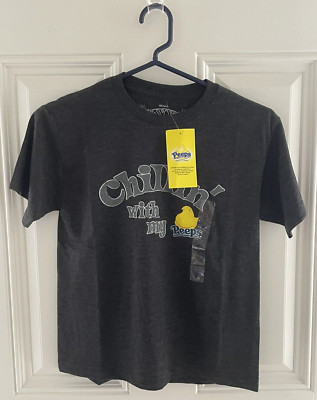 Savvy Peeps Youth Teen Boys Kids Size Small Dark Gray short sleeve tee shirt New