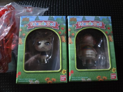 Animal Crossing New Horizons Friends Doll Lot Of 2 Figure Nintendo Bandai