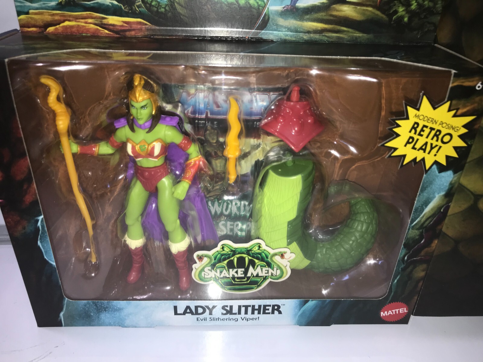 Slithe Action Figure Masters of the Universe Origins Lady Slither Action Figure - NEW ...