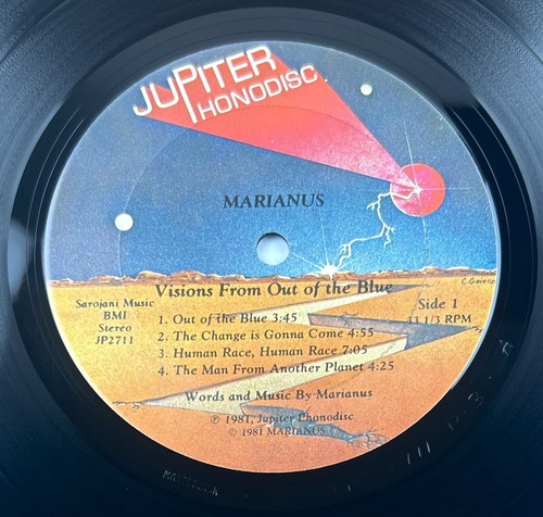 Marianus - Visions From Out Of The Blue 1981 Vinyl LP Record VG+/NM - Picture 4 of 9