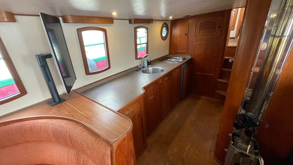 Holländisches Wohnschiff mit Liegeplatz in der Nähe von Berlin - Bild 3 von 4