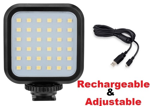 Luce LED video con kit di alimentazione agli ioni di litio per Panasonic HC-X900M HC-X900 - Foto 5 di 12