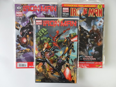 Marvel Now! - Iron Man - Nr. 1-20 + 1x Nr. 1 als Variant-Cover - Zustand: 1