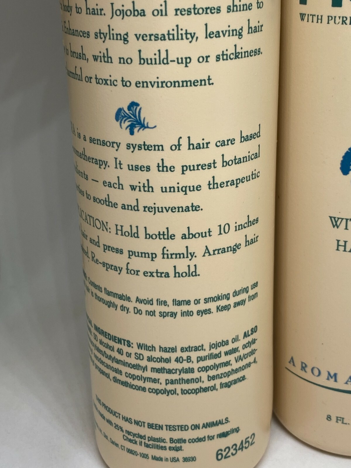 2x AURA Witch Hazel Hair Spray 8 oz Each