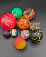 Vintage Lot of 10 Rubber Bouncing Balls Super Bouncy Toy Gum Ball Machine Toys
