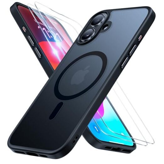 Magnetic Series Plus Case with MagSafe Compatibility and 2X Screen Protector