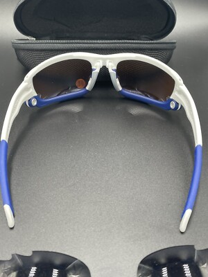 oakley jawbone matte white/blue w blue iridium lenses b1b