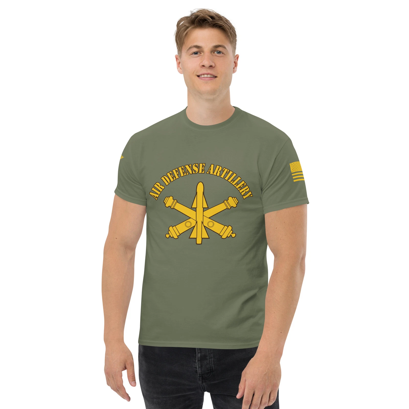 USA AIR DEFENSE ARTILLERY Unisex classic tee