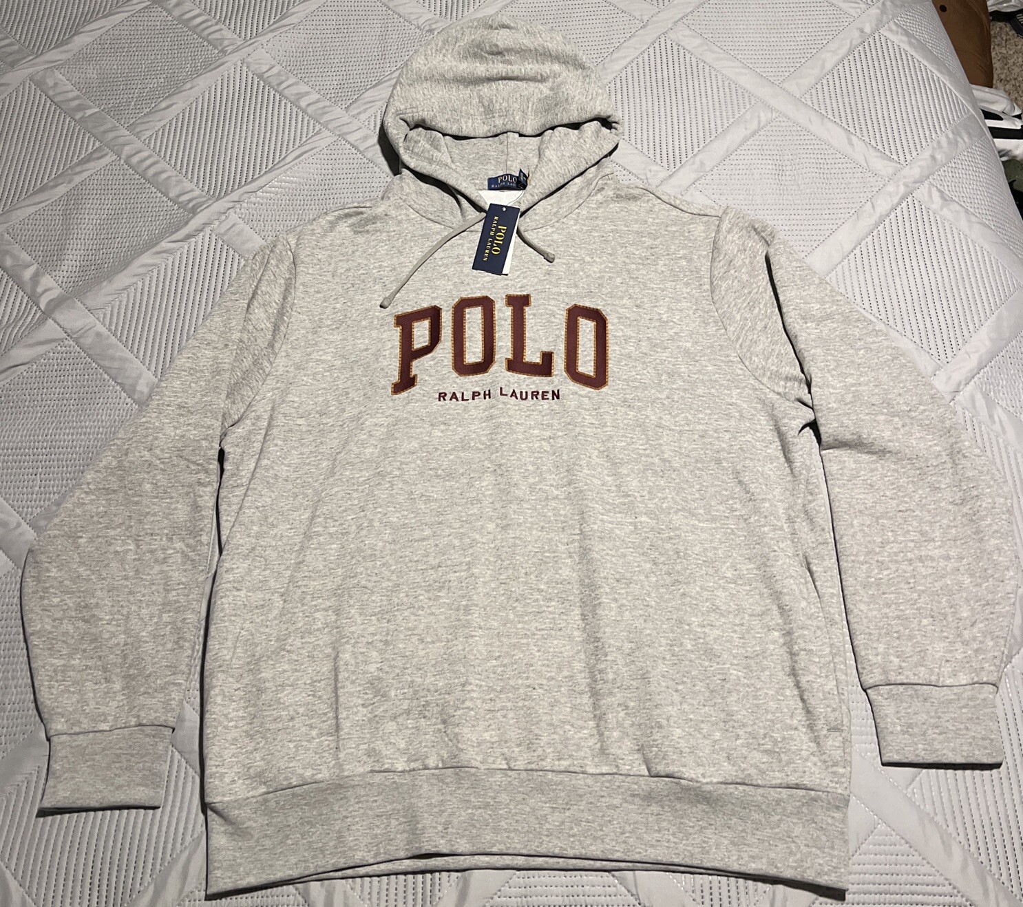 Polo Ralph Lauren Men’s The RL Fleece Logo Hoodie Gray Size XXL NWT $168 Read