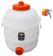 Beczka Speidel Beczka fermentacyjna Beczka na moszcz 20L z kranem wylotowym ze stali nierdzewnej 