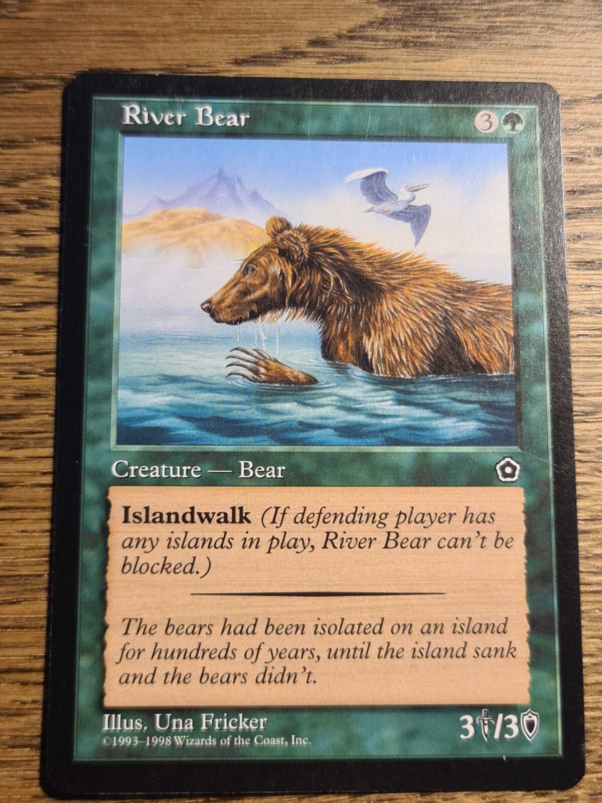 RIVER BEAR●PORTAL SECOND AGE●1998●ENGLISH●UNCOMMON●NM(-)#18044