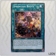 Springans Booty [1st Edition] LIOV-EN054 Prices | YuGiOh Lightning  Overdrive | YuGiOh Cards