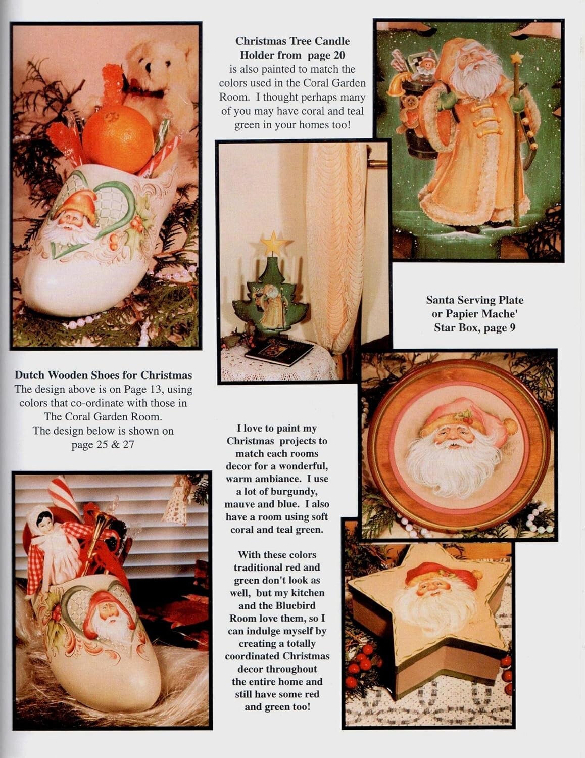 Lot of 3 Santa Snowmen Christmas Decorative Painting Books Jean Zawicki