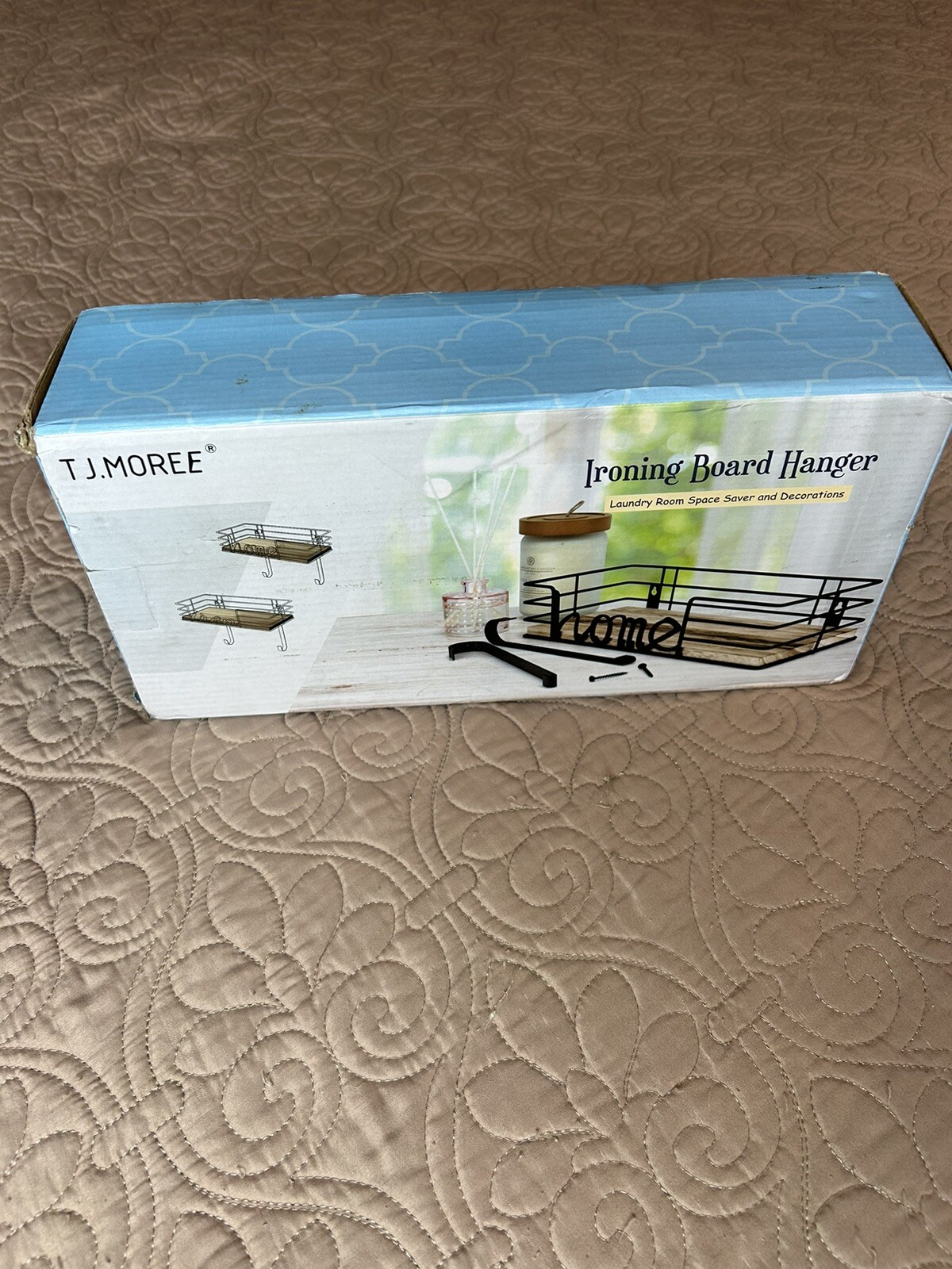 Ironing Board Hanger Wall Mount - Laundry Room Iron and Ironing Board-image