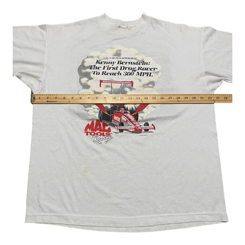 Vintage Autographed NHRA Kenny Bernstein 1992 Max Tools T Shirt Men’s XL 300 MPH - Picture 6 of 7