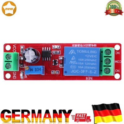 DC 12V Time Delay Relay Module Convenient Delay Conduction Module Useful for Car