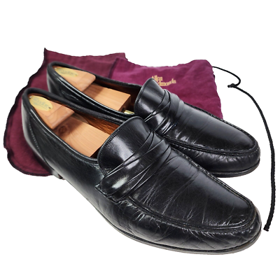 Allen Edmonds Bergamo Genuine Leather Penny Loafer Men Shoes  display picture 3