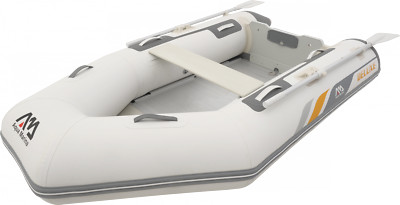 Premium Schlauchboot 330x153cm mit Holzboden (Sportboot,  Ruderboot, Angelboot)