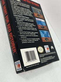 Carrito de juego Hunt for Red October NES Nintendo insertos p&oacute;ster tarjeta regular funda de poliestireno