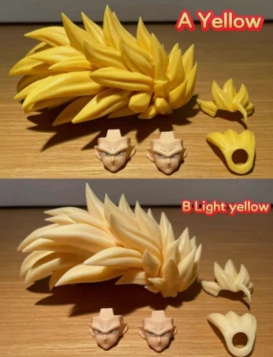 HOOM custom 1/12 shf ssj3 goku head kit（ No Figure）New style re custom goku