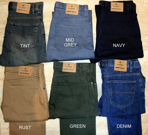 classic fit stretch jeans