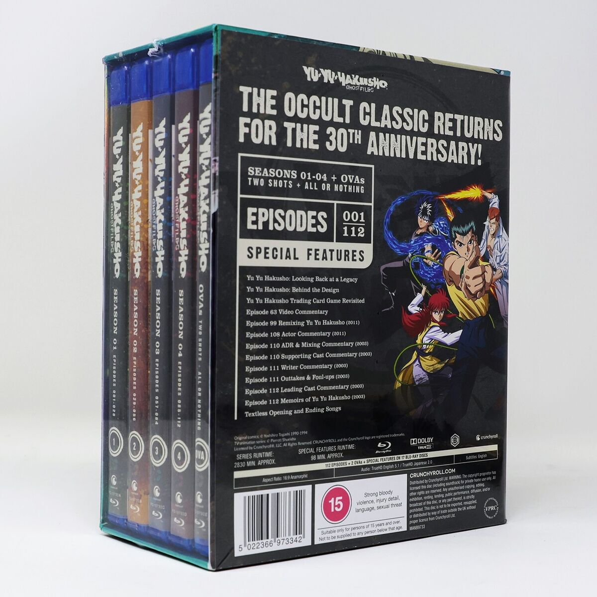 Yu Yu Hakusho 30th Anniversary Complete Anime Box Set (Blu Yu Yu Hakusho 30th Anniversary Complete Anime Box Set (Blu