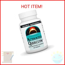 Source Naturals Activated Quercetin, Plant-Derived Bioflavonoid Complex, Seasona
