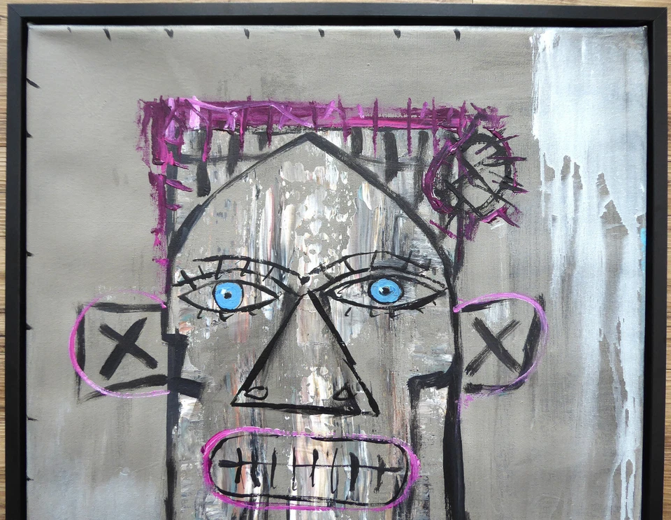 Gustav SCHIFFMACHER 50x60cm "Seele aus.... " Portrait Originalbrief! - Bild 2 von 4