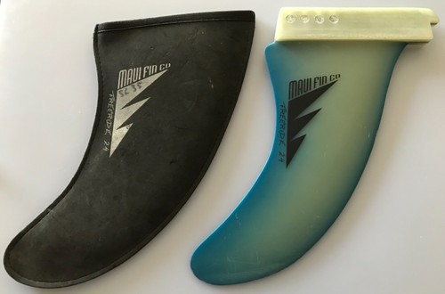 Maui Fin Co. Windsurfing Fin, Freeride 24 Windsurf Surf Surfing Hawaii Vintage