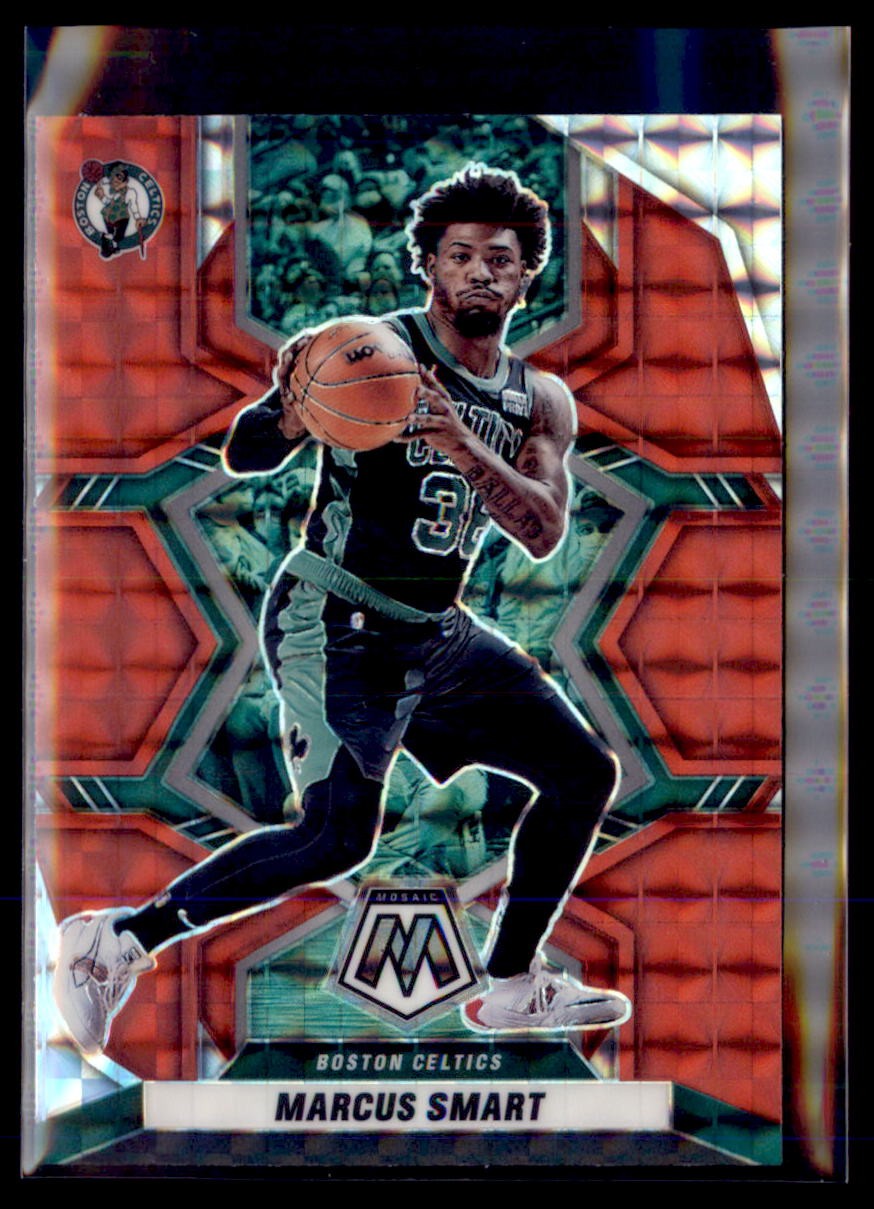 2021-22 Panini Mosaic Red Prizm Marcus Smart Boston Celtics #73  