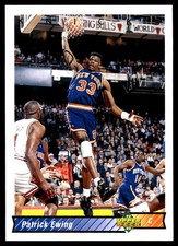 Patrick Ewing 1992-93 Upper Deck #130 Knicks NBA READ FREE SHIPPING AutographDen